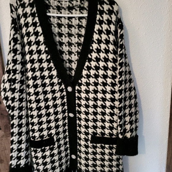 ASOS Sweaters - Houndstooth  Cardigan